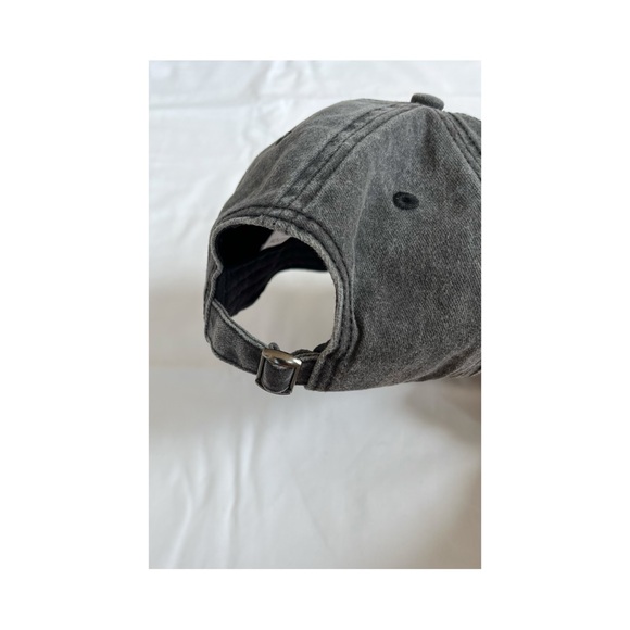 Unisex Washed Black Hat - Picture 2 of 2